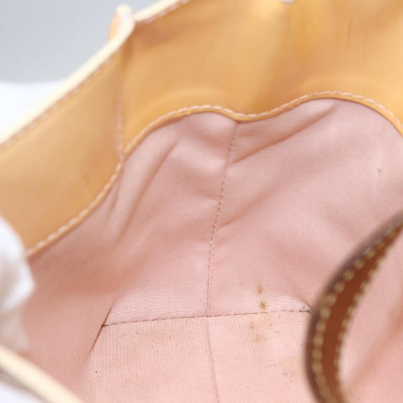 LOUIS VUITTON Monogram Vernis Reade PM Bag Marshmallow Pink M91306 Auth gh1626