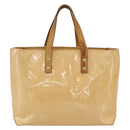 LOUIS VUITTON Monogram Vernis Reade PM Bag Marshmallow Pink M91306 Auth gh1626-2