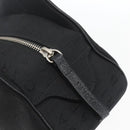 BVLGARI Logo Mania Shoulder Bag Canvas Black Silver Auth gh1627-14