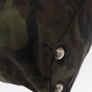PRADA Camouflage Tote Bag Nylon Khaki Auth gh1628-16