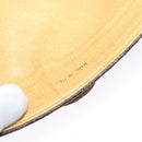 CELINE Macadam Canvas Shoulder Bag PVC Brown Gold Auth gh163-19