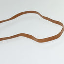 CELINE Macadam Canvas Shoulder Bag PVC Brown Gold Auth gh163-7