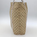 GUCCI GG Canvas Sherry Line Tote Bag Beige Pink Light blue 189669 Auth gh1631-5