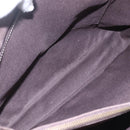 CELINE Macadam Canvas Tote Bag Beige Gold Auth gh1636-21