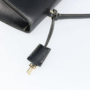 GUCCI Hand Bag Leather Black Gold 000 0857 Auth gh1638-9