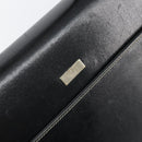GUCCI Hand Bag Leather Black Gold 000 0857 Auth gh1638-18