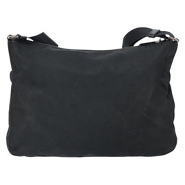 PRADA Shoulder Bag Nylon Black Silver Auth gh1639 - 0