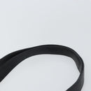 PRADA Tote Bag Nylon Leather Black Silver Auth gh1640-14