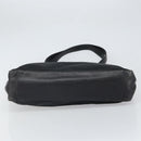 PRADA Tote Bag Nylon Leather Black Silver Auth gh1640-5