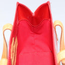 LOUIS VUITTON Monogram Vernis Reade PM Hand Bag Red Rouge M91088 LV Auth gh1641-18