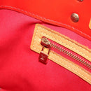 LOUIS VUITTON Monogram Vernis Reade PM Hand Bag Red Rouge M91088 LV Auth gh1641-20