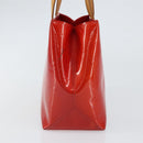 LOUIS VUITTON Monogram Vernis Reade PM Hand Bag Red Rouge M91088 LV Auth gh1641-3
