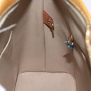 LOUIS VUITTON Monogram Vernis Houston Hand Bag Beige M91004 LV Auth gh1642-20