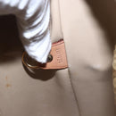 LOUIS VUITTON Monogram Vernis Houston Hand Bag Beige M91004 LV Auth gh1642-12