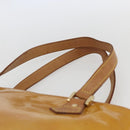 LOUIS VUITTON Monogram Vernis Houston Hand Bag Beige M91004 LV Auth gh1642-8