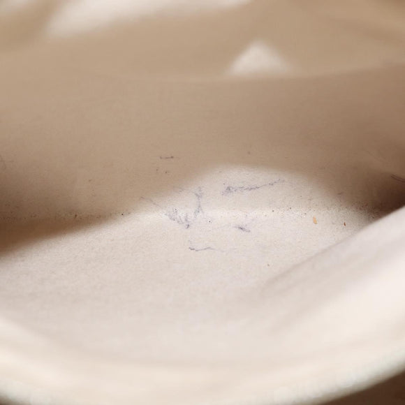 CHANEL COCO Mark Chain Tote Bag Patent leather Yellow Silver CC Auth gh1643