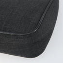 PRADA Sports Accessory Pouch Canvas Gray Auth gh1644-10