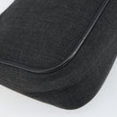 PRADA Sports Accessory Pouch Canvas Gray Auth gh1644-13