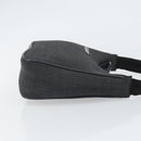 PRADA Sports Accessory Pouch Canvas Gray Auth gh1644-4