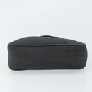 PRADA Sports Accessory Pouch Canvas Gray Auth gh1644-9