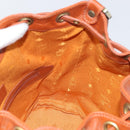 MCM Vicetos Logogram Shoulder Bag PVC Leather Brown Gold Auth gh1650-18