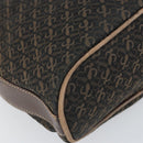 LOEWE Shoulder Bag Canvas Brown Gold Auth gh1652-14