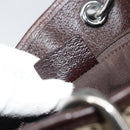 GUCCI GG Canvas Tote Bag Beige Silver 120840 Auth gh1653-12