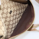 GUCCI GG Canvas Shoulder Bag Beige Gold 145857 Auth gh1654-22