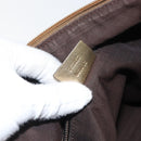 GUCCI GG Canvas Shoulder Bag Beige Gold 145857 Auth gh1654-12