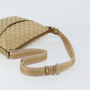 GUCCI GG Canvas Shoulder Bag Beige Gold 145857 Auth gh1654-7