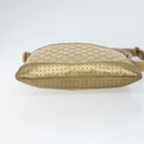 GUCCI GG Canvas Shoulder Bag Beige Gold 145857 Auth gh1654-5