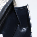 GUCCI GG Supreme Shoulder Bag PVC Navy Gold Auth gh1657-20