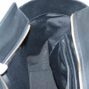 Salvatore Ferragamo Gancini Amy Tote Bag Canvas Beige Black gold Auth gh166-21