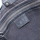 GUCCI GG Canvas Shoulder Bag Black Silver 109106 Auth gh1665-10