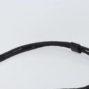 GUCCI GG Canvas Shoulder Bag Black Silver 109106 Auth gh1665-8
