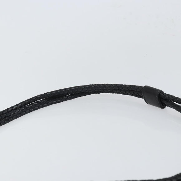 GUCCI GG Canvas Shoulder Bag Black Silver 109106 Auth gh1665