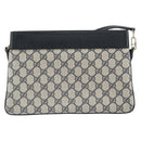 GUCCI GG Supreme Sherry Line Shoulder Bag PVC Navy Gold 904 02 035 Auth gh1666-2