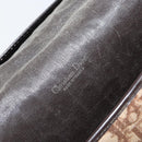 Christian Dior Trotter Canvas Shoulder Bag Brown Gold Auth gh1667-11