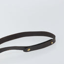 Christian Dior Trotter Canvas Shoulder Bag Brown Gold Auth gh1667-8