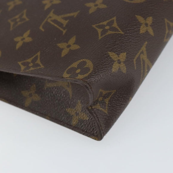 LOUIS VUITTON Monogram Poche Toilette 26 Pouch M47542 LV Auth gh1668