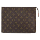LOUIS VUITTON Monogram Poche Toilette 26 Pouch M47542 LV Auth gh1668-13