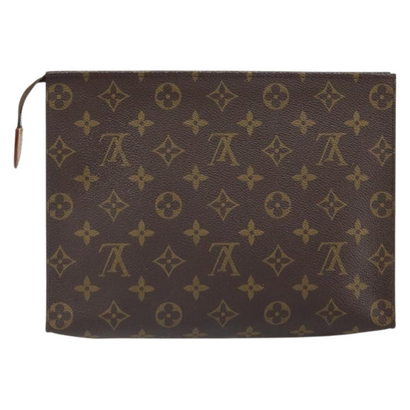 LOUIS VUITTON Monogram Poche Toilette 26 Pouch M47542 LV Auth gh1668