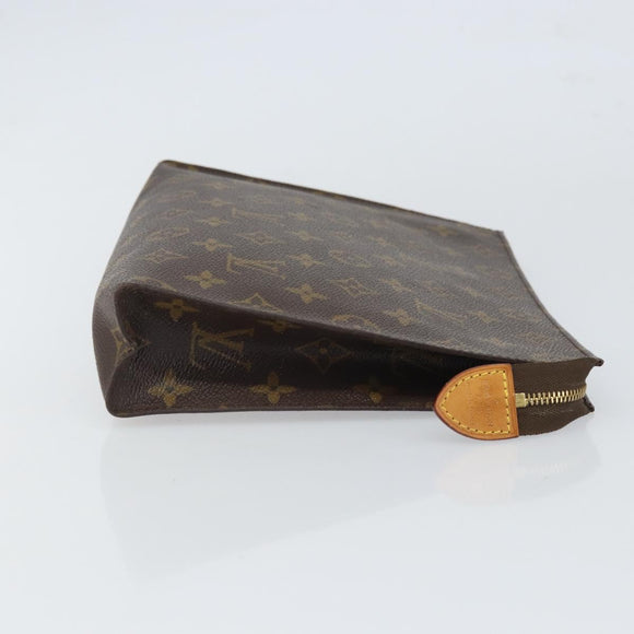 LOUIS VUITTON Monogram Poche Toilette 26 Pouch M47542 LV Auth gh1668