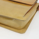 LOUIS VUITTON Monogram Vernis Motto Accessory Pouch Beige M91136 LV Auth gh1669-14