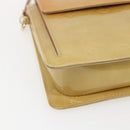 LOUIS VUITTON Monogram Vernis Motto Accessory Pouch Beige M91136 LV Auth gh1669-15