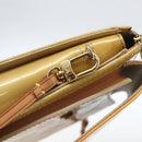 LOUIS VUITTON Monogram Vernis Motto Accessory Pouch Beige M91136 LV Auth gh1669-9