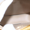 LOUIS VUITTON Monogram Vernis Motto Accessory Pouch Beige M91136 LV Auth gh1669-11