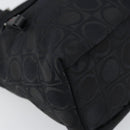 Salvatore Ferragamo Gancini Tote Bag Nylon Black Silver Auth gh1671-14