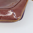 LOUIS VUITTON Monogram Vernis Thompson Street Bag Viole M91095 LV Auth gh1674-15