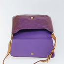 LOUIS VUITTON Monogram Vernis Thompson Street Bag Viole M91095 LV Auth gh1674-10